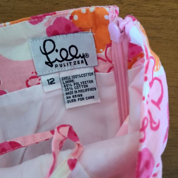 Lilly Pulitzer Ladybug  pink Sundress Dress size 12 NEW no tags - Picture 6 of 11